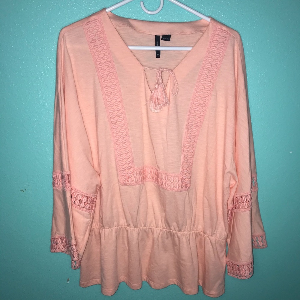 Long Sleeve New Direction Blouse Size Large